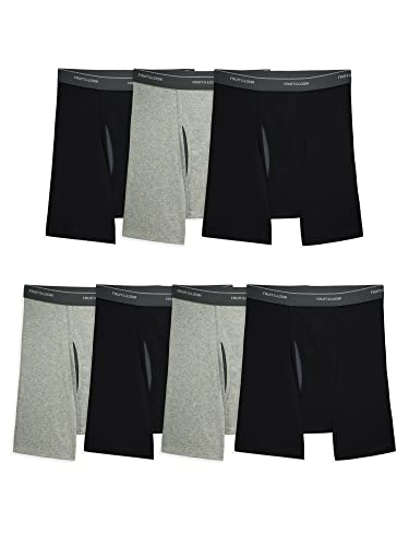 7 Pack - Black/Gray