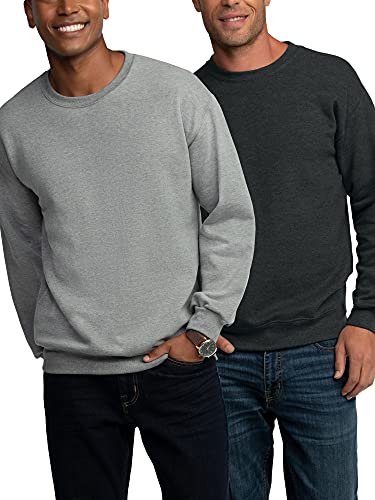 Sweatshirt - 2 Pack - Black Heather/Grey Heather