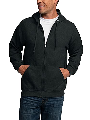 Full Zip - Black Heather