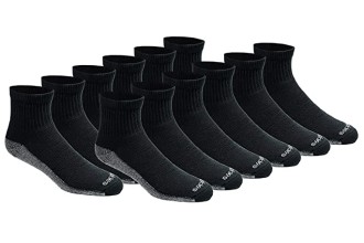 Dickies mens Dri-tech Moisture Control Quarter Socks Multipack